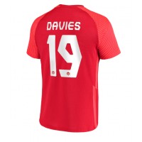 Kanada Alphonso Davies #19 Fußballbekleidung Heimtrikot WM 2022 Kurzarm
